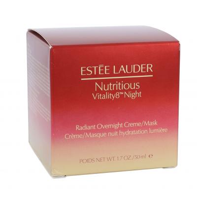 Estée Lauder Nutritious Vitality8 Night Radiant Overnight Creme/Mask Κρέμα προσώπου νύχτας για γυναίκες 50 ml