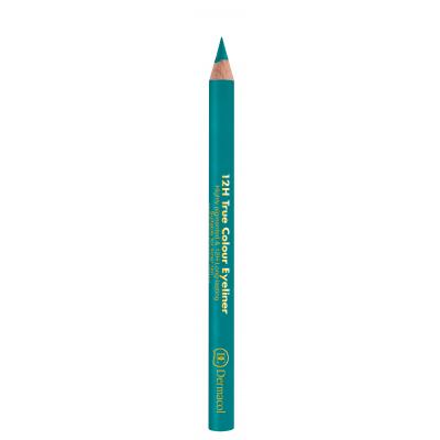 Dermacol 12H True Colour Μολύβι για τα μάτια για γυναίκες 0,28 gr Απόχρωση 1 Turquoise