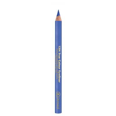 Dermacol 12H True Colour Μολύβι για τα μάτια για γυναίκες 0,28 gr Απόχρωση 2 Electric Blue