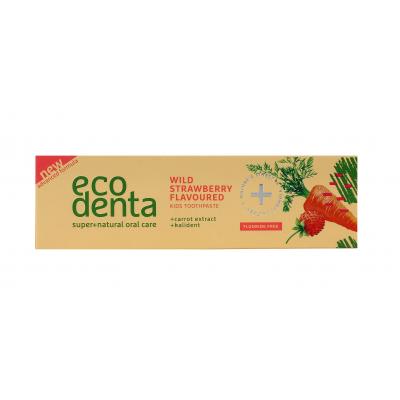 Ecodenta Toothpaste Wild Strawberry Flavoured Οδοντόκρεμες για παιδιά 75 ml