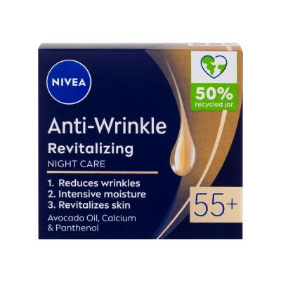 Nivea Anti-Wrinkle Revitalizing Κρέμα προσώπου νύχτας για γυναίκες 50 ml