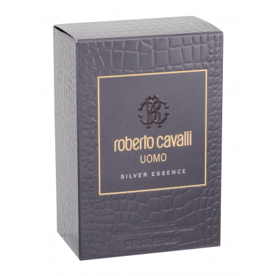 Roberto Cavalli Uomo Silver Essence Eau de Toilette για άνδρες 60 ml