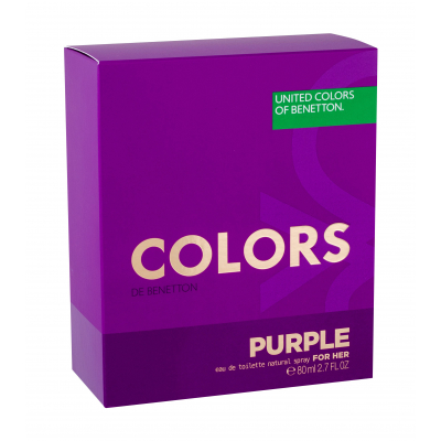 Benetton Colors de Benetton Purple Eau de Toilette για γυναίκες 80 ml