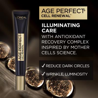 L&#039;Oréal Paris Age Perfect Cell Renew Illuminating Eye Cream Κρέμα ματιών για γυναίκες 15 ml