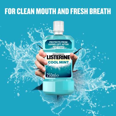 Listerine Cool Mint Mouthwash Στοματικό διάλυμα 250 ml