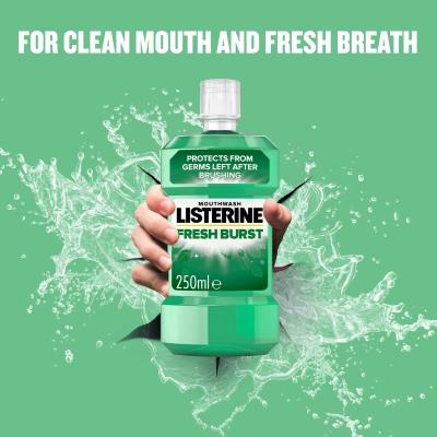 Listerine Fresh Burst Mouthwash Στοματικό διάλυμα 250 ml
