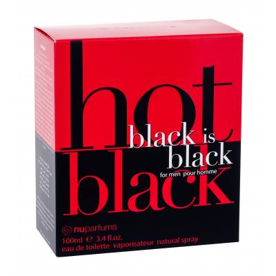 Nuparfums Black is Black Hot Eau de Toilette για άνδρες 100 ml