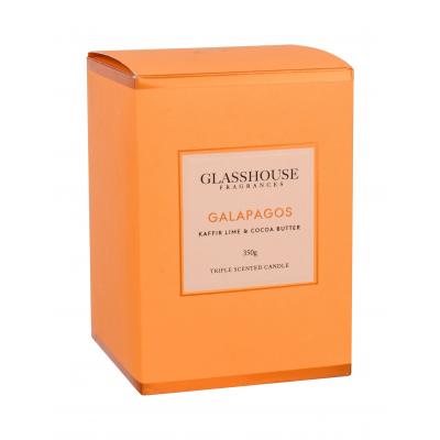 Glasshouse Galapagos Kaffir Lime &amp; Cocoa Butter Αρωματικό κερί 350 gr