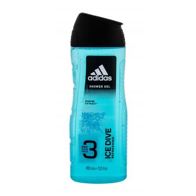 Adidas Ice Dive 3in1 Αφρόλουτρο για άνδρες 400 ml