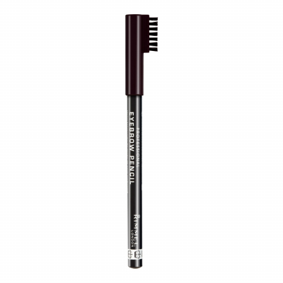Rimmel London Professional Eyebrow Pencil Μολύβι για τα φρύδια για γυναίκες 1,4 gr Απόχρωση 004 Black Brown