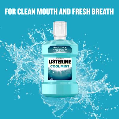 Listerine Cool Mint Mouthwash Στοματικό διάλυμα 1000 ml