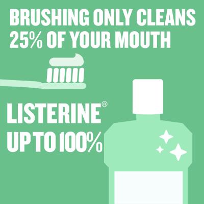 Listerine Fresh Burst Mouthwash Στοματικό διάλυμα 500 ml