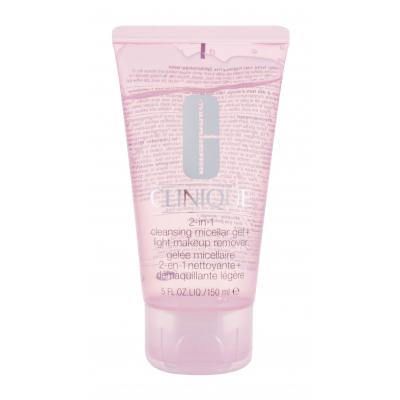 Clinique 2in1 Cleansing Micellar Gel Αφαίρεση μακιγιάζ για γυναίκες 150 ml