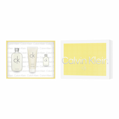 Calvin Klein CK One Σετ δώρου EDT 100 ml + EDT 15 ml +αφρόλουτρο 100 ml
