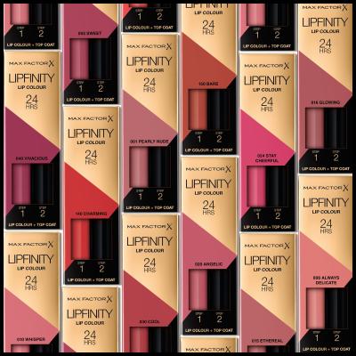 Max Factor Lipfinity 24HRS Lip Colour Κραγιόν για γυναίκες 4,2 gr Απόχρωση 115 Confident