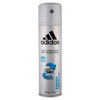 Adidas Fresh Cool &amp; Dry 48h Αντιιδρωτικό για άνδρες 200 ml