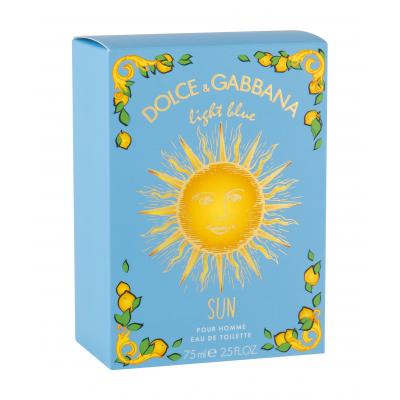 Dolce&amp;Gabbana Light Blue Sun Pour Homme Eau de Toilette για άνδρες 75 ml