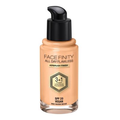 Max Factor Facefinity All Day Flawless SPF20 Make up για γυναίκες 30 ml Απόχρωση W62 Warm Beige