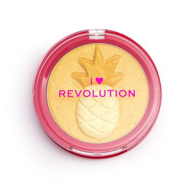 Makeup Revolution London I Heart Revolution Fruity Highlighter Highlighter για γυναίκες 9,15 gr Απόχρωση Pineapple