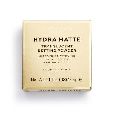 Revolution Pro Hydra Matte Setting Powder Πούδρα για γυναίκες 5,5 gr Απόχρωση Translucent