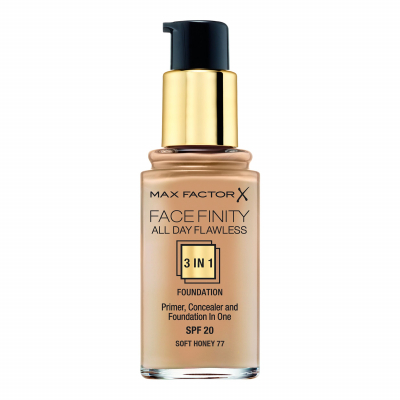 Max Factor Facefinity All Day Flawless SPF20 Make up για γυναίκες 30 ml Απόχρωση 77 Soft Honey