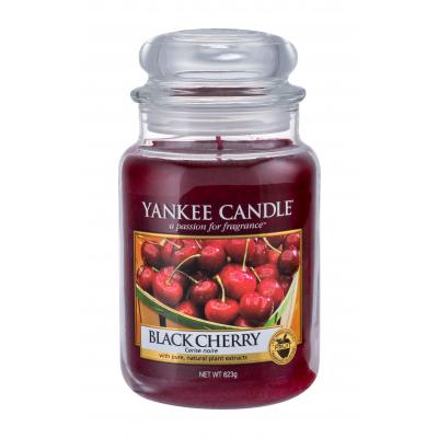 Yankee Candle Black Cherry Αρωματικό κερί 623 gr