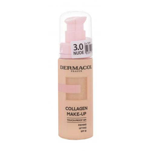 Dermacol Collagen Make-up SPF10 20 ml make up για γυναίκες Nude 3.0