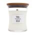WoodWick White Teak Αρωματικό κερί 275 gr