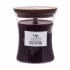 WoodWick Black Plum Cognac Αρωματικό κερί 275 gr