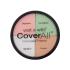 Wet n Wild CoverAll Concealer Palette Concealer για γυναίκες 6,5 gr