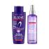 ΕΚΠΤΩΤΙΚΟ ΠΑΚΕΤΟ Σαμπουάν L'Oréal Paris Elseve Color-Vive Purple Shampoo + Περιποίηση μαλλιών χωρίς ξέβγαλμα L'Oréal Paris Elseve Color-Vive All For Blonde 10in1 Bleach Rescue
