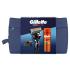 Gillette ProGlide Σετ δώρου ξυριστική μηχανή ProGlide 1 τεμ + τζελ ξυρίσματος Fusion Shave Gel Sensitive 200 ml + θήκη ξυρίσματος + τσαντάκι καλλυντικών 