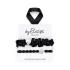By Eloise London Set Silver & Black Λαστιχάκι για τα μαλλιά για γυναίκες 1 τεμ