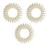 BIFULL Profesional Bobbles Hair Band Λαστιχάκι για τα μαλλιά 3 τεμ Απόχρωση Blanco - bílá