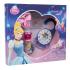 Disney Princess Cinderella Σετ δώρου για παιδιά EDT 30 ml + πέταλα για μπάνιο + ταμπέλα για δωμάτιο + αυτοκόλλητα σώματος