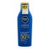 Nivea Sun Protect & Moisture SPF50+ Αντιηλιακό προϊόν για το σώμα 200 ml