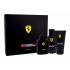 Ferrari Scuderia Ferrari Black Σετ δώρου για άνδρες EDT 125 ml +αφρόλουτρο 150 ml + αποσμητικό 150 ml