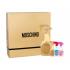 Moschino Fresh Couture Gold Σετ δώρου EDP 50 ml + EDP 5 ml + EDT Fresh Couture 5 ml + EDT + Fresh Couture Pink 5 ml
