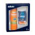 Gillette Fusion5 Ultra Sensitive + Cooling Σετ δώρου τζελ ξυρίσματος 200 ml + αντηλιακό βάλσαμο μετά ξυρίσματος Gillette Pro 3в1 SPF15 50 ml