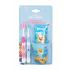 Pinkfong Baby Shark Set Σετ δώρου οδοντόβουρτσες 2 τεμ + οδοντόπαστα 75 ml + ποτήρι βάση οδοντόβουρτσας