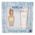 Replay Jeans Original! For Her Σετ δώρου EDT 20 ml + λοσιόν σώματος 100 ml κατεστραμμένη συσκευασία