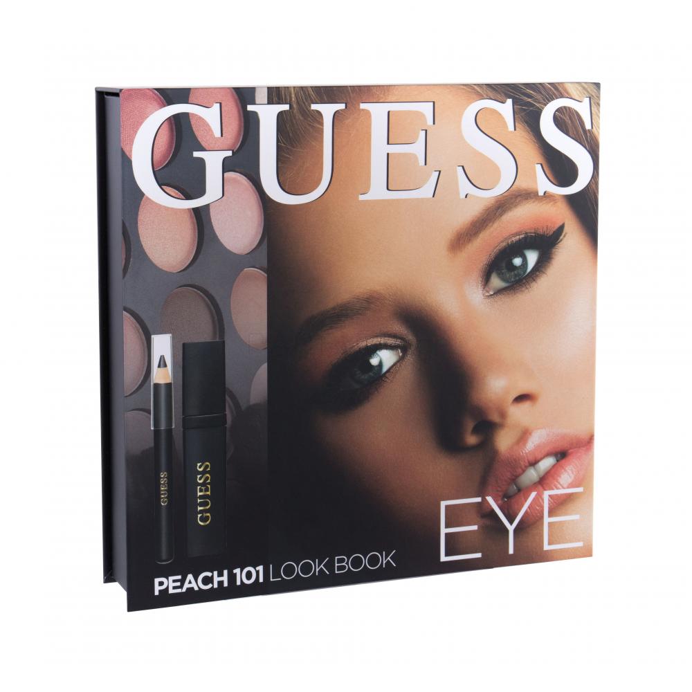 GUESS Look Book Eye Σετ δώρου σκιές ματιών 12 бр x 1,16 g + μάσκαρα