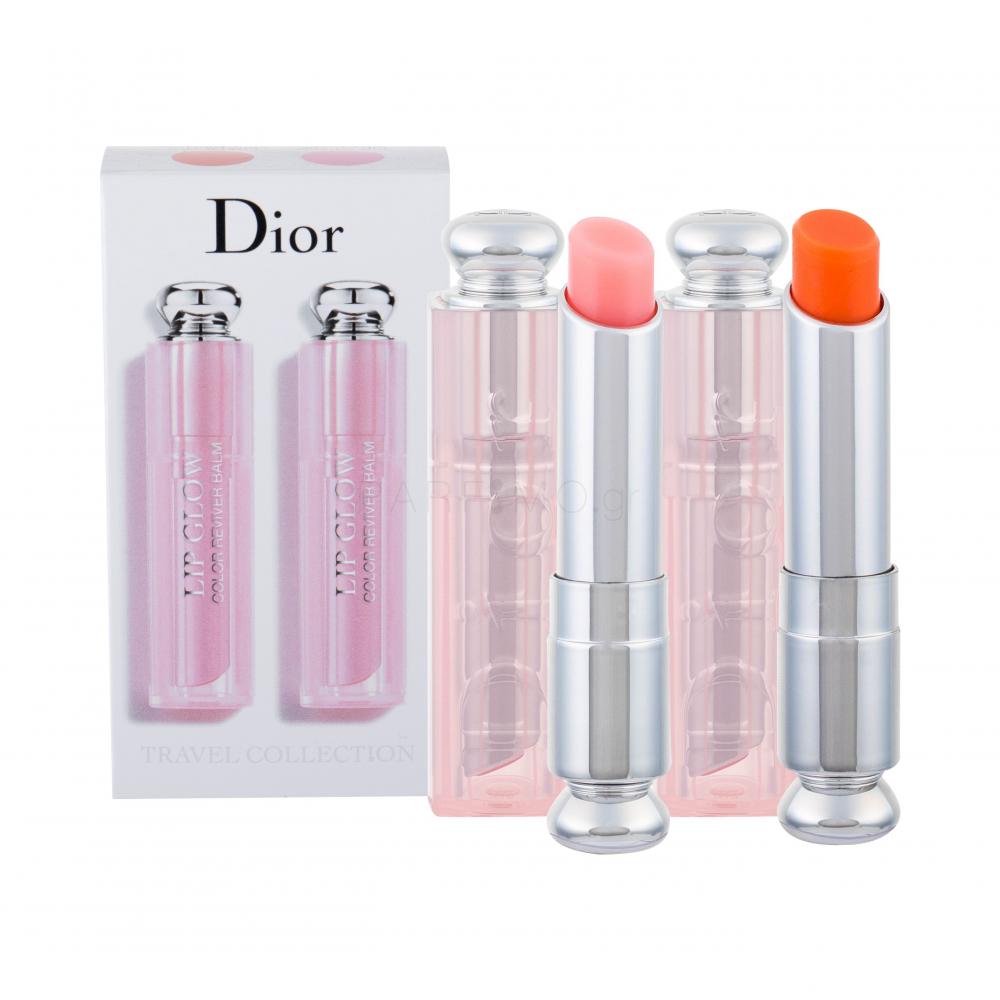 Dior Addict Lip Glow Duo Σετ δώρου βάλσαμο για τα χείλη 3,5 g + βάλσαμο