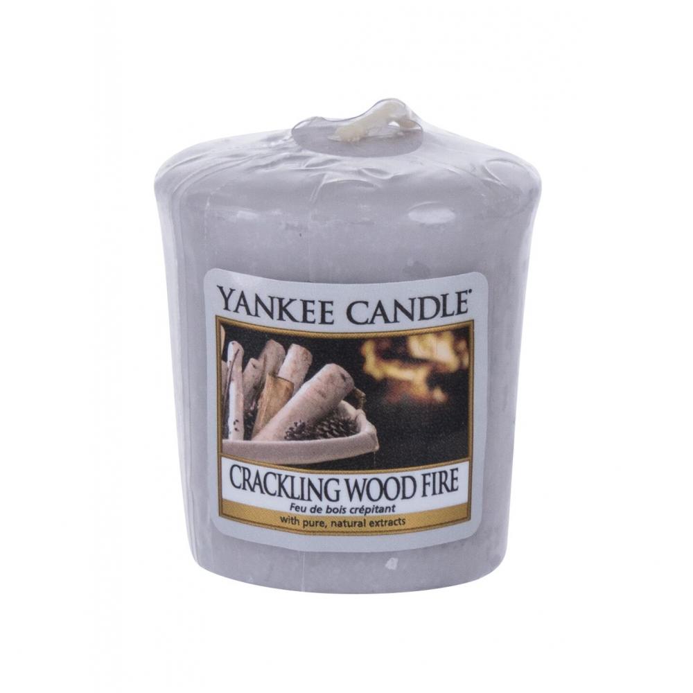Yankee Candle Crackling Wood Fire Αρωματικό κερί 49 gr Parfimo.gr