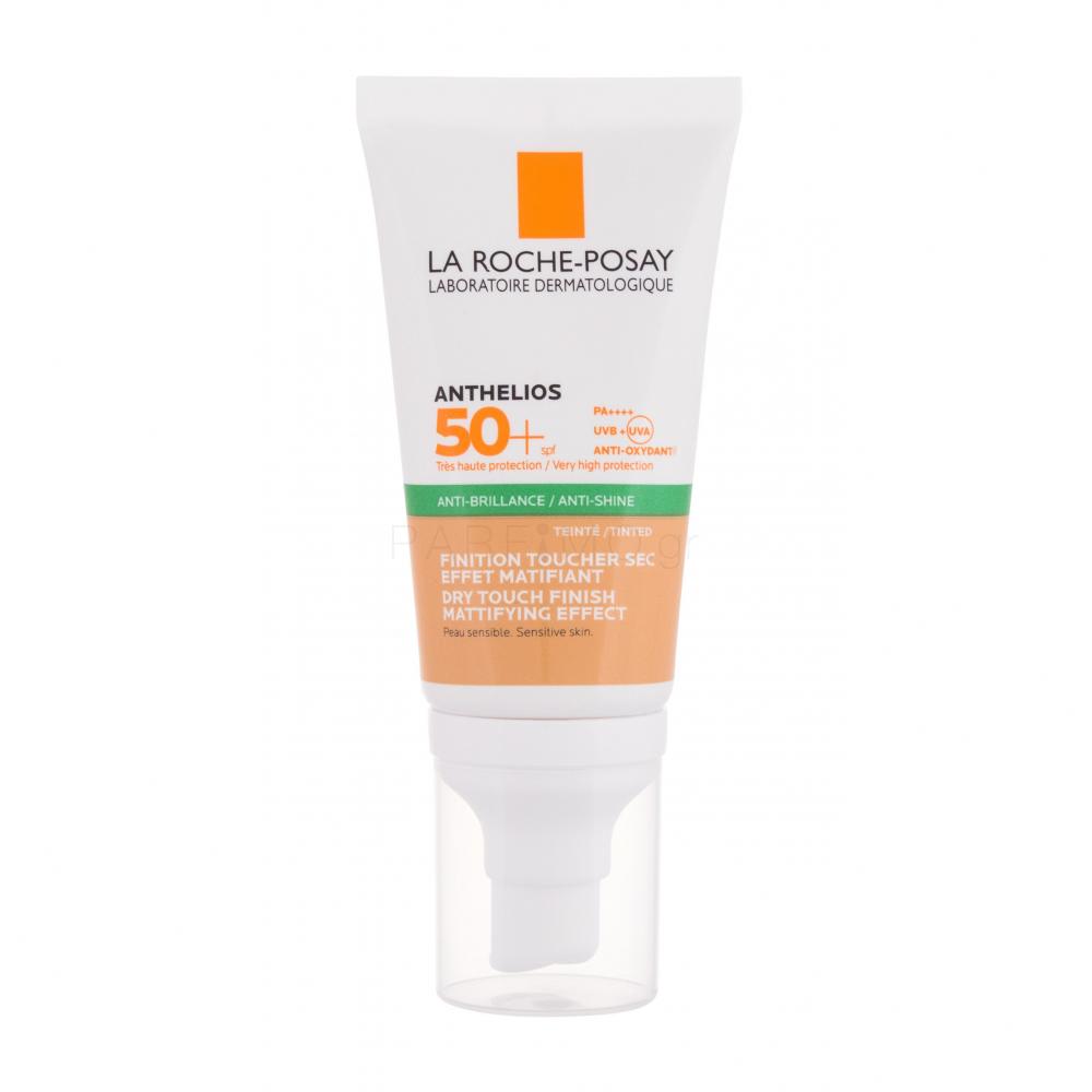 La RochePosay Anthelios AntiShine Tinted Dry Touch GelCream SPF50