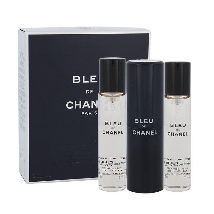 Chanel Bleu de Chanel Eau de Toilette για άνδρες Twist and Spray 3x20