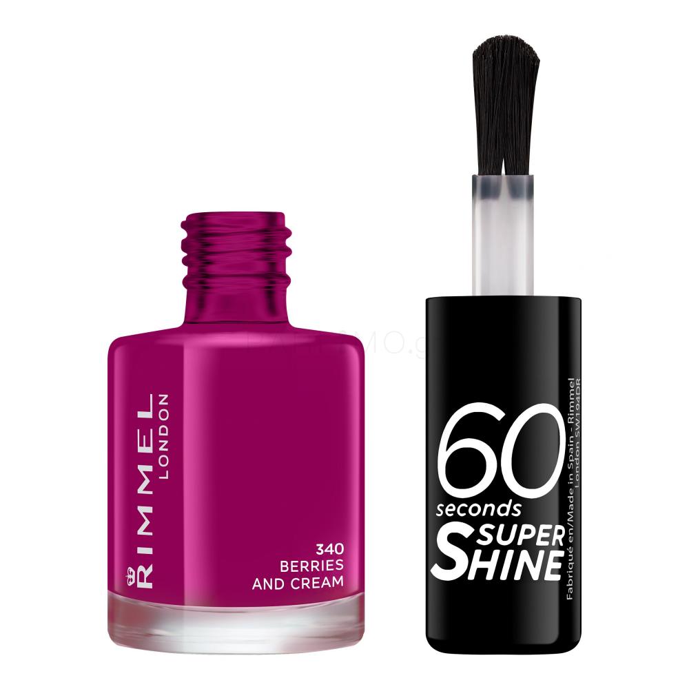 Rimmel London 60 Seconds Super Shine Βερνίκι νυχιών για