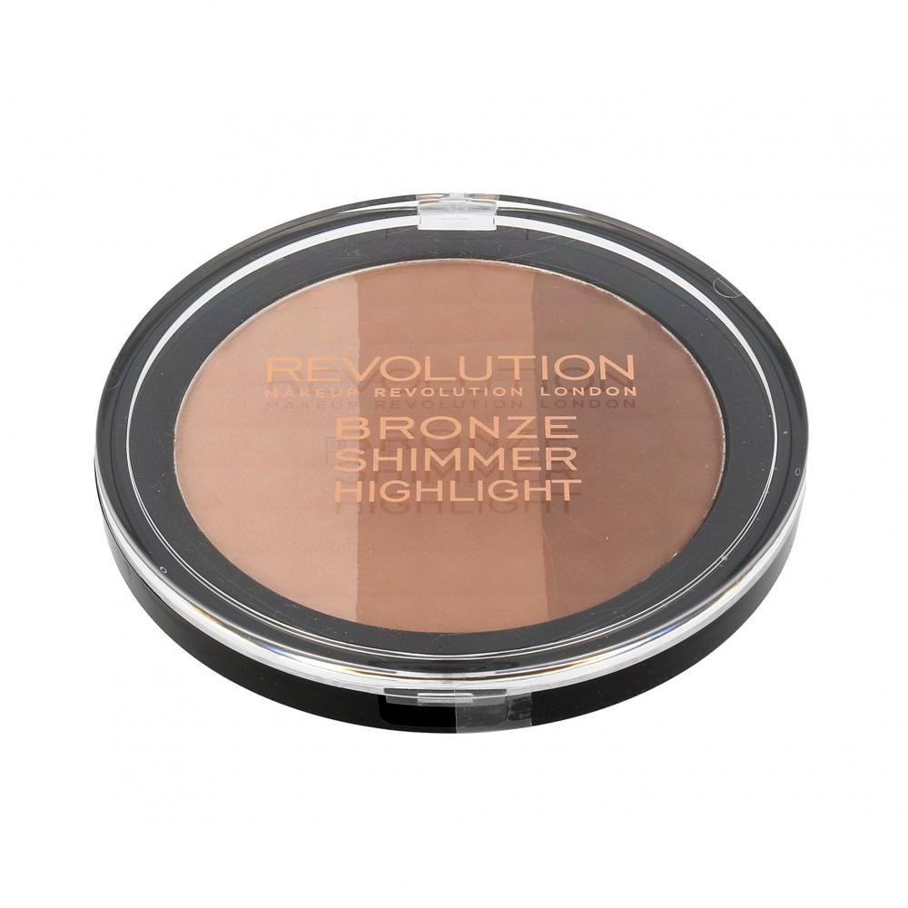 Makeup Revolution London Ultra Bronze, Shimmer And Highlight Πούδρα για