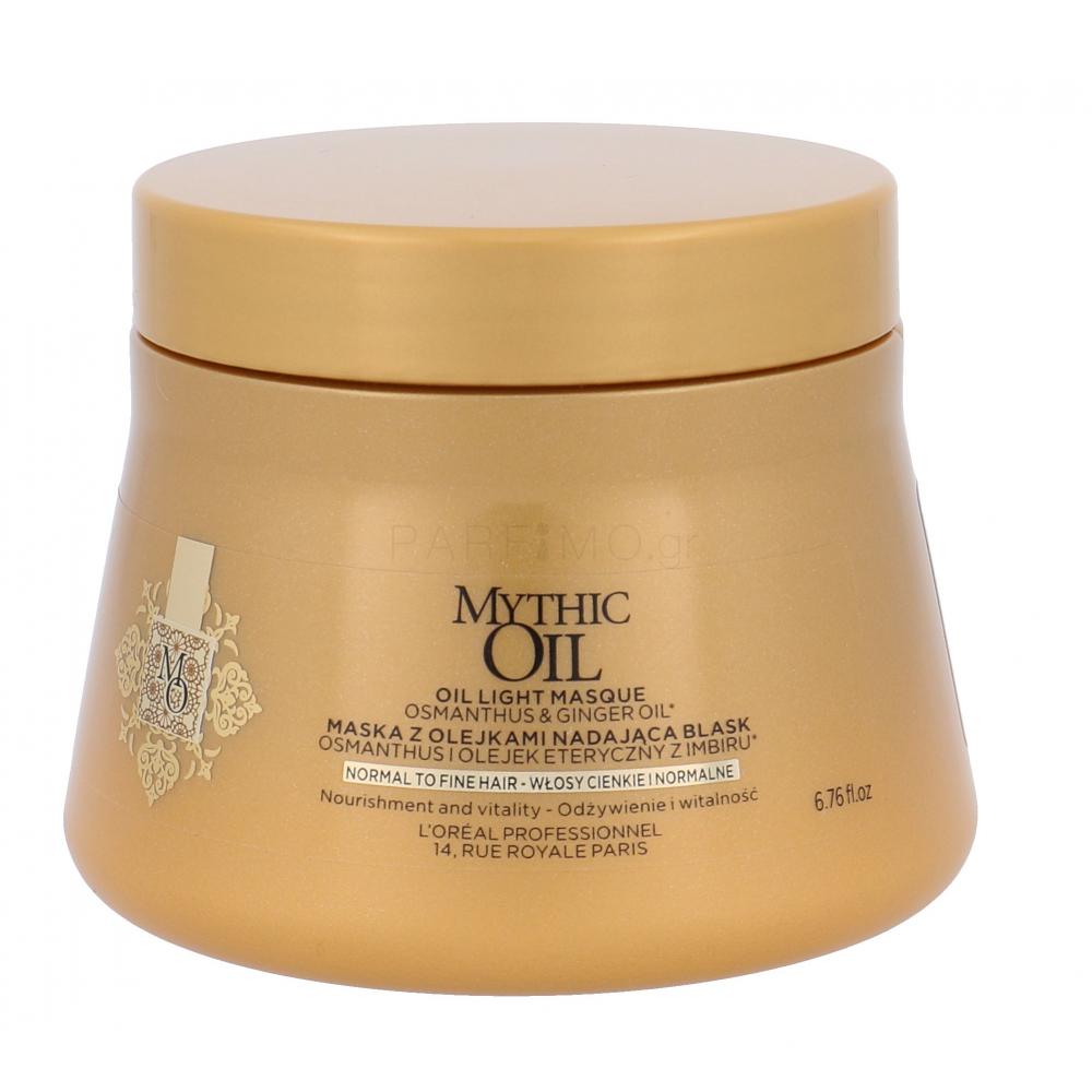 L Or al Professionnel Mythic Oil Normal To Fine Hair Masque 
