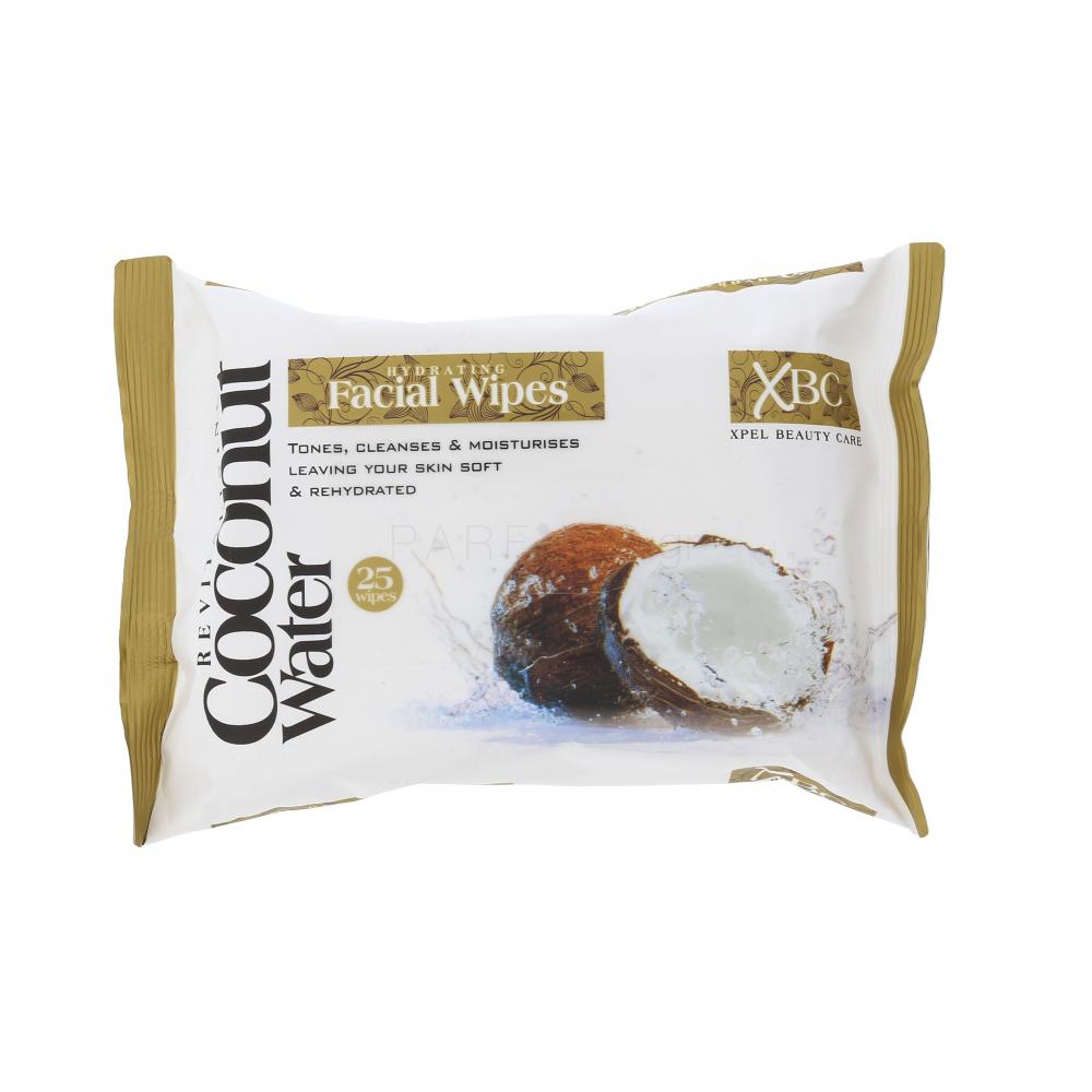 Xpel Coconut Water Hydrating Facial Wipes Καθαριστικά μαντηλάκια για